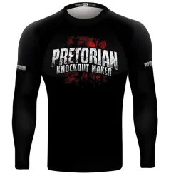 Rashguard long sleeve Pretorian "Knockout Maker"