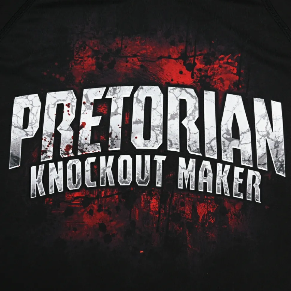 Rashguard long sleeve Pretorian "Knockout Maker"