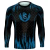 Rashguard longsleeve Pretorian "Blue Splash"