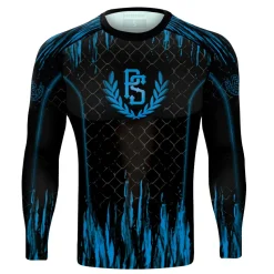 Rashguard longsleeve Pretorian "Blue Splash"