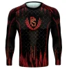 Rashguard longsleeve Pretorian "Red Splash"