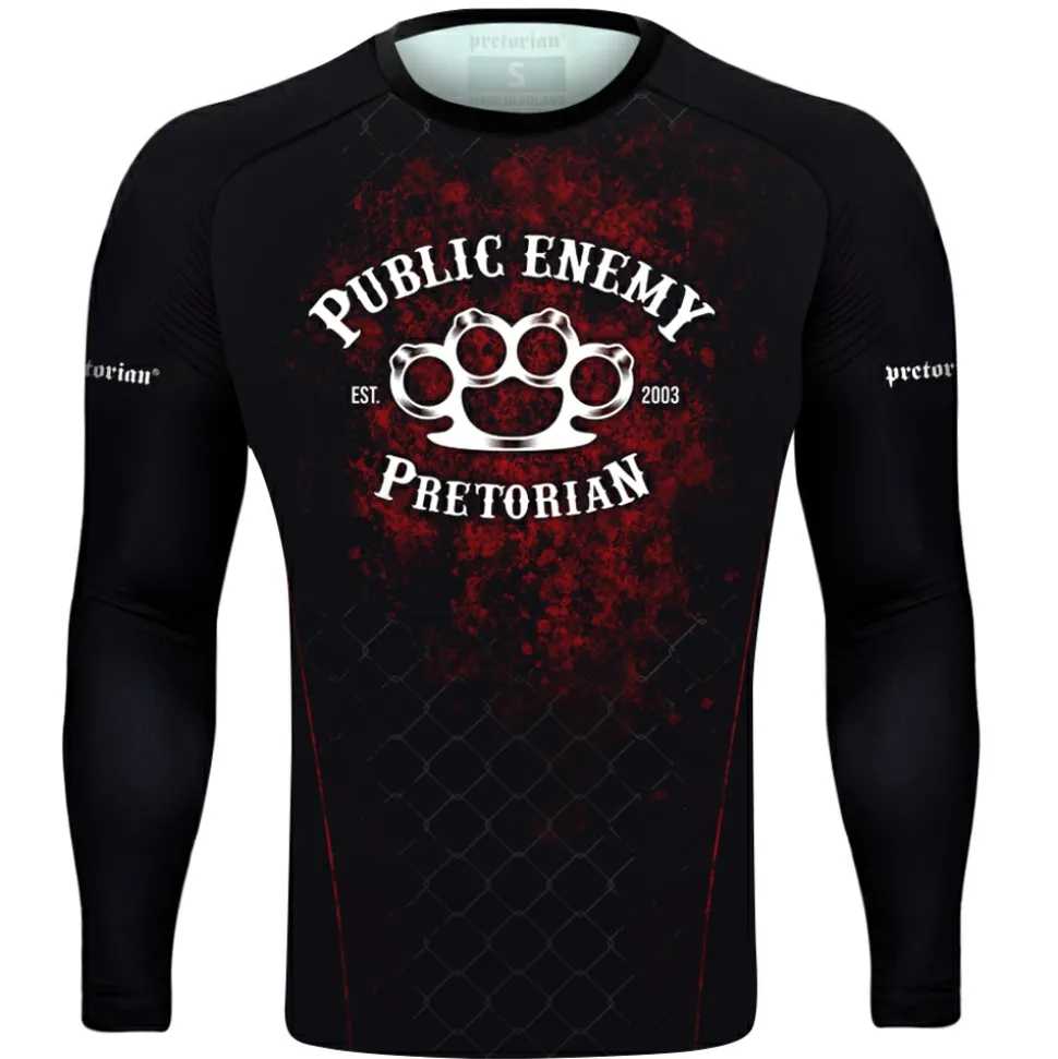 Rashguard longsleeve Pretorian "Public Enemy"