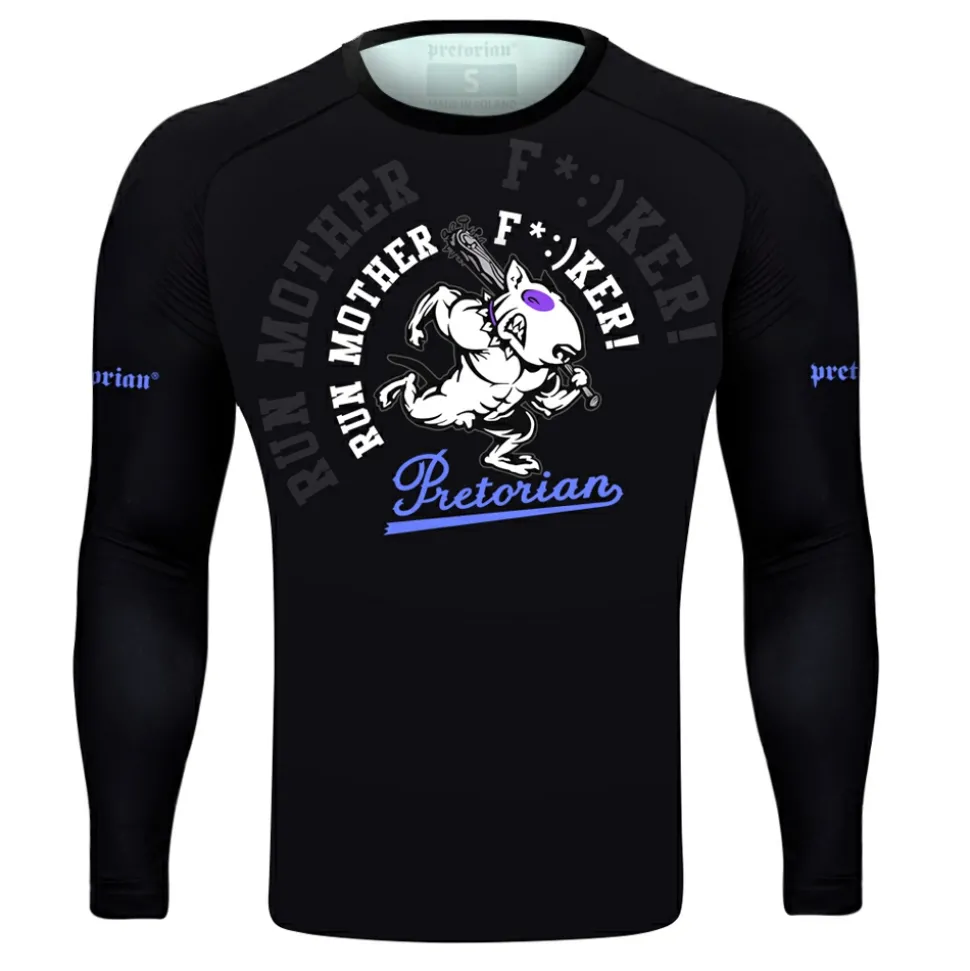 Rashguard longsleeve Pretorian "Run motherf*:)ker!"