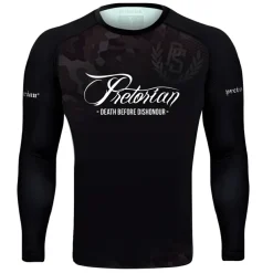 Rashguard longsleeve Pretorian "Death Before Dishonour"