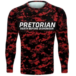 Rashguard longsleeve Pretorian "Red Camo"