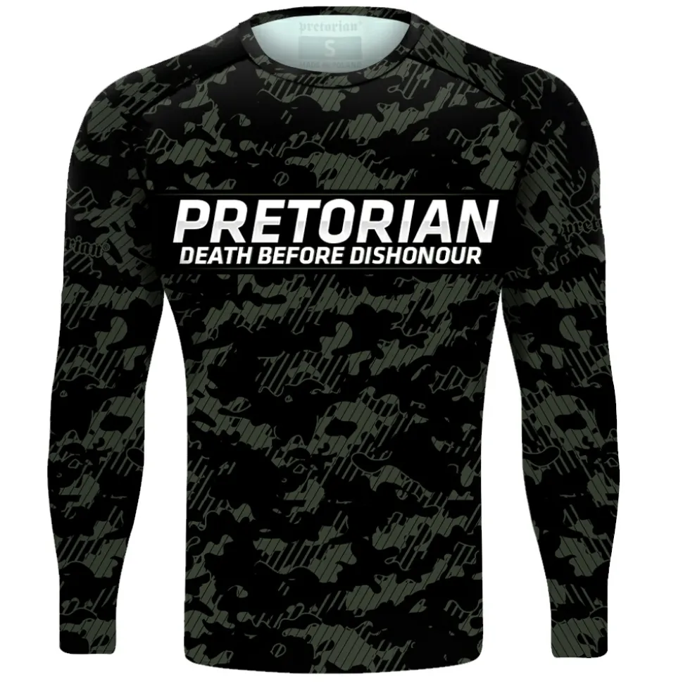 Rashguard longsleeve Pretorian "Khaki Camo"