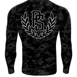 Rashguard longsleeve Pretorian "Grey Camo"