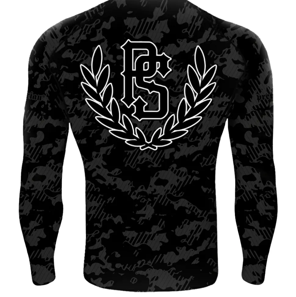 Rashguard longsleeve Pretorian "Grey Camo"