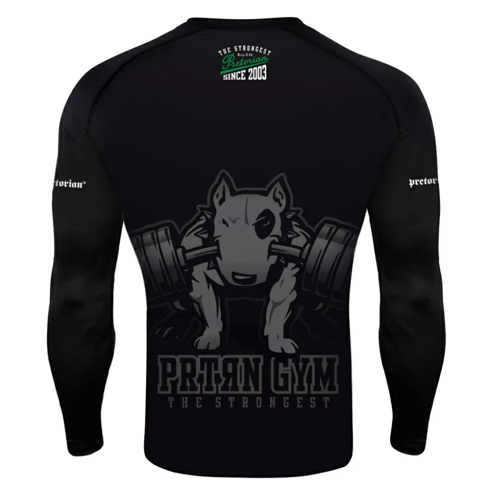 Rashguard longsleeve Pretorian "Strong as a Bull!"