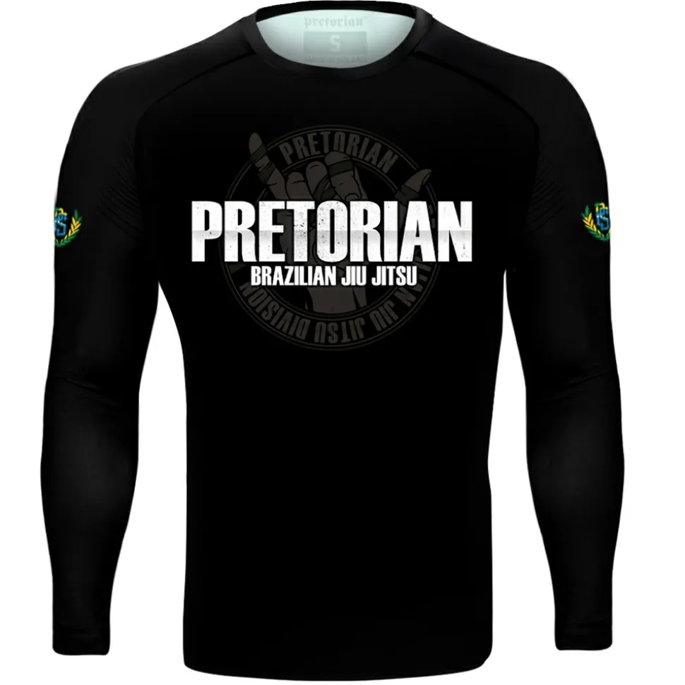 Rashguard longsleeve Pretorian "Brazilian Jiu Jitsu"