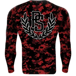 Rashguard longsleeve Pretorian "Red Camo"