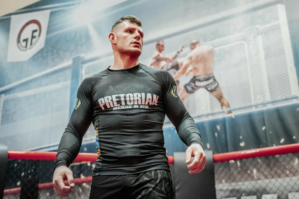 Rashguard longsleeve Pretorian "Brazilian Jiu Jitsu"