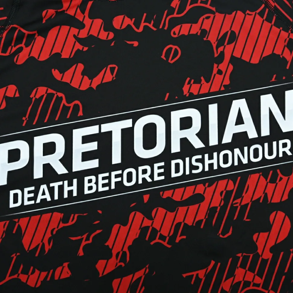 Rashguard longsleeve Pretorian "Red Camo"