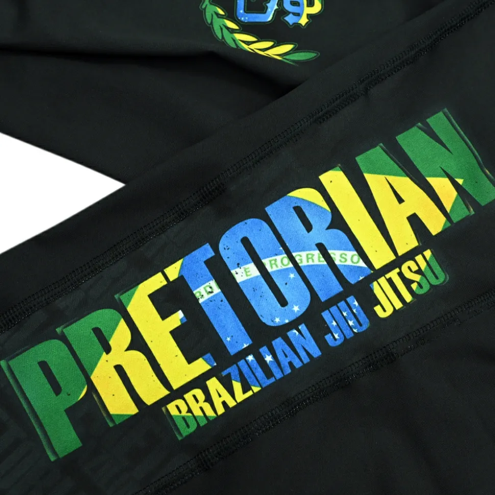 Rashguard longsleeve Pretorian "Brazilian Jiu Jitsu"