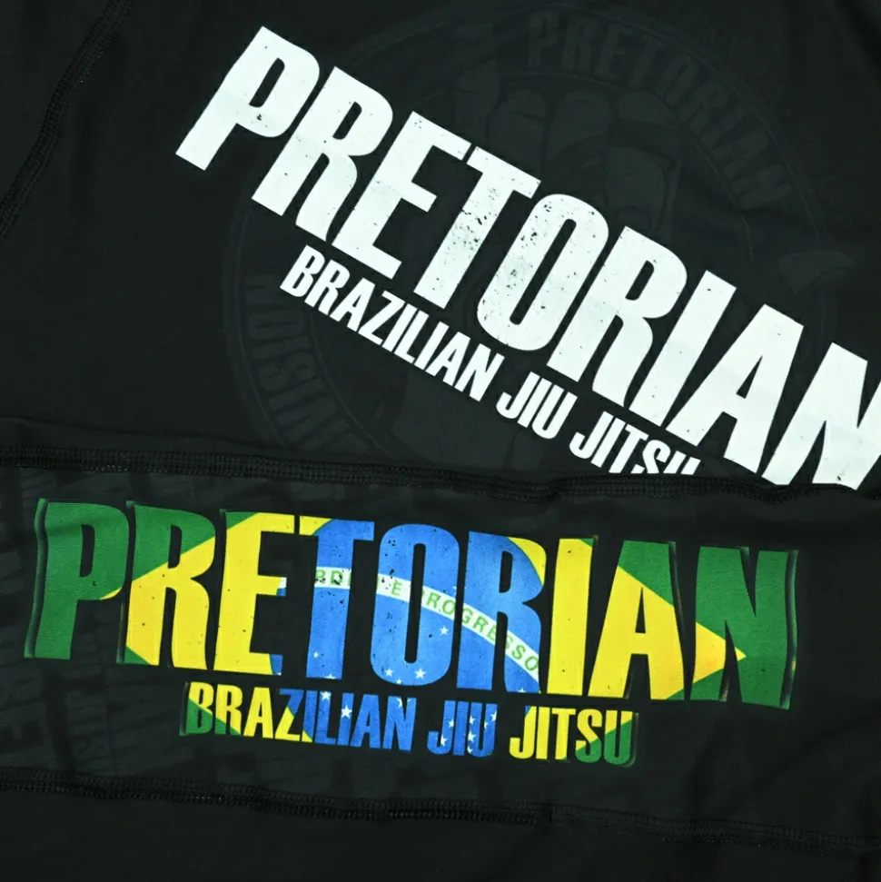 Rashguard longsleeve Pretorian "Brazilian Jiu Jitsu"