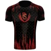 Rashguard short sleeve Pretorian "Red Splash"