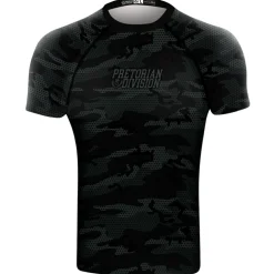 Rashguard short sleeve Pretorian "Black Camo"