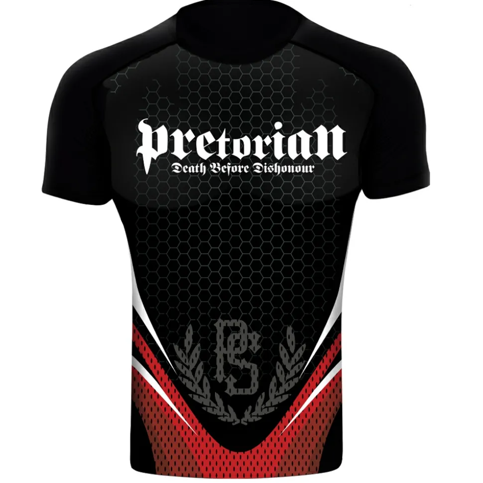 Rashguard short sleeve Pretorian "Polska"