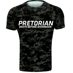 Rashguard short sleeve Pretorian "Khaki Camo"