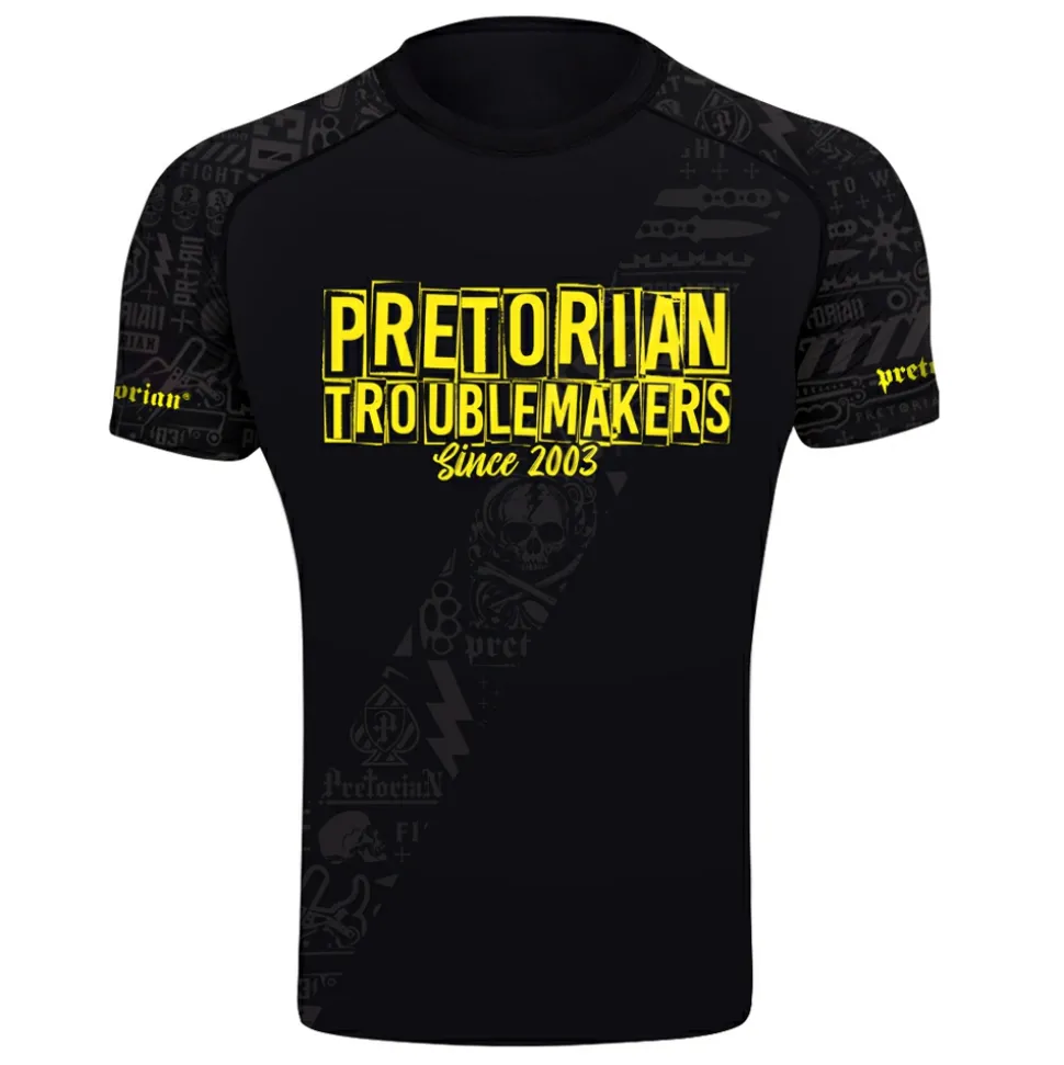 Rashguard short sleeve Pretorian "Troublemakers"