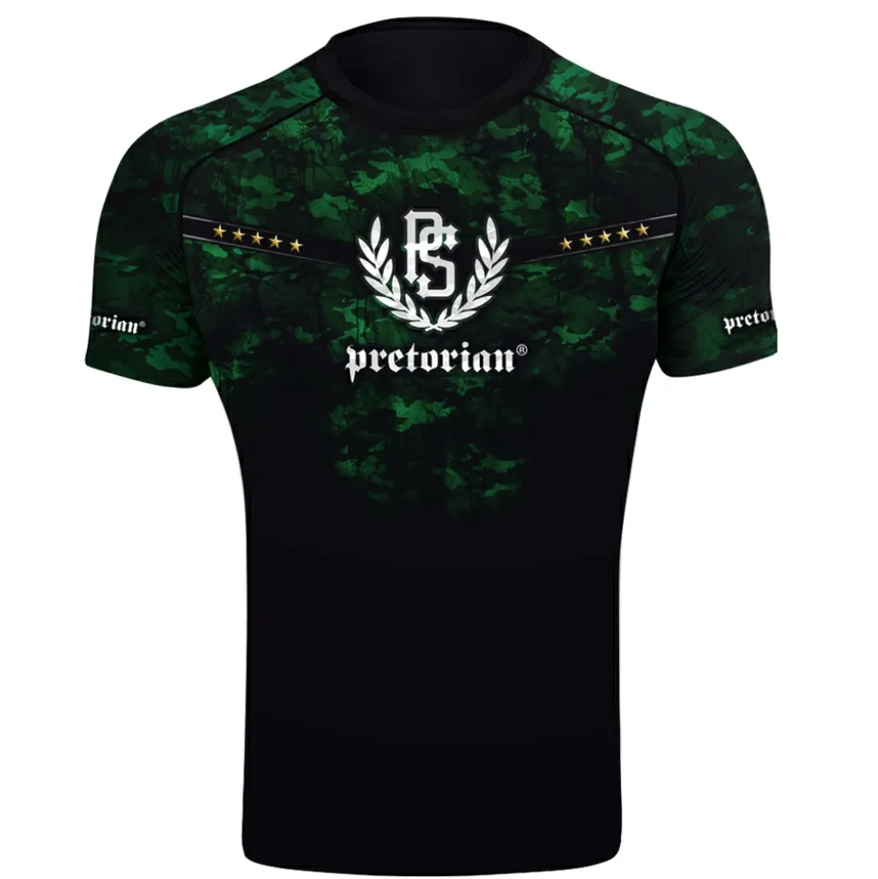 Rashguard short sleeve Pretorian "Fighting Army"