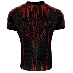 Rashguard short sleeve Pretorian "Red Splash"