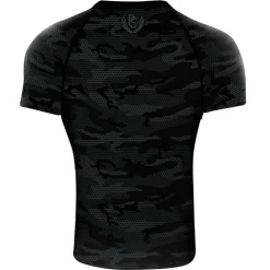 Rashguard short sleeve Pretorian "Black Camo"
