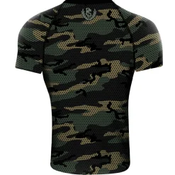 Rashguard short sleeve Pretorian "Woodland Camo"