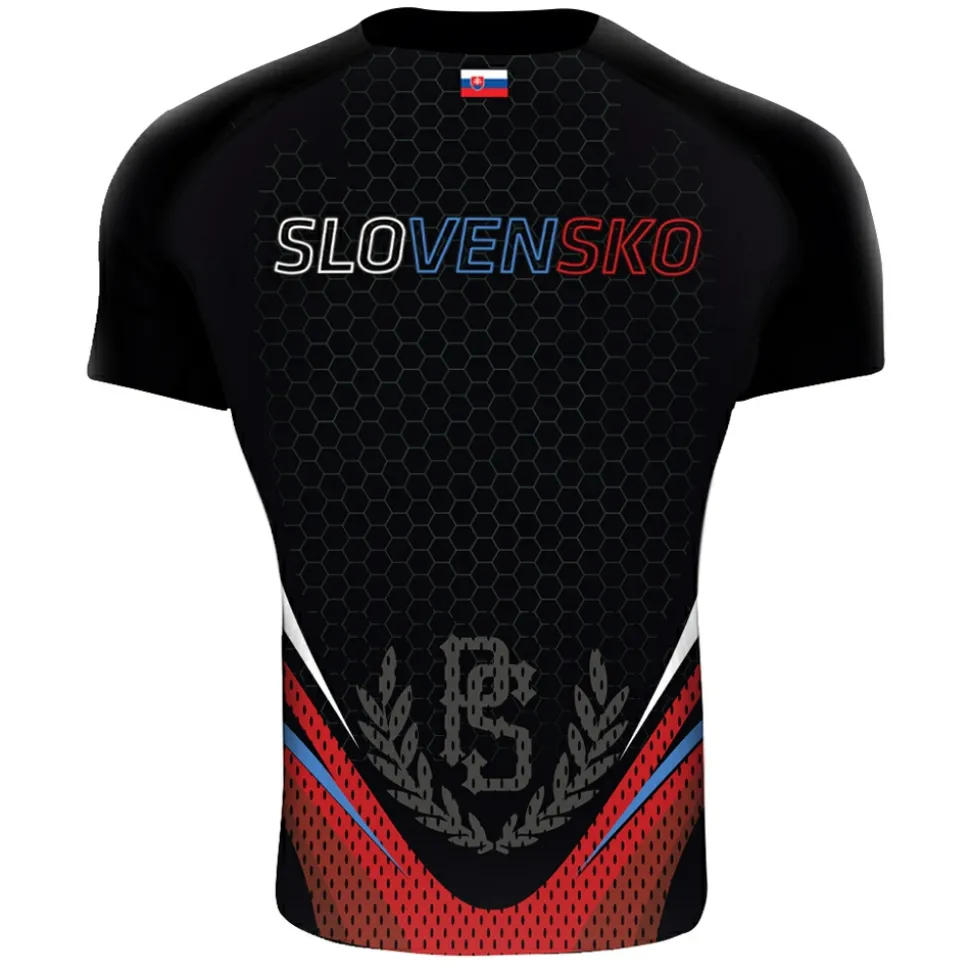 Rashguard short sleeve Pretorian "Slovensko"