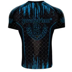 Rashguard short sleeve Pretorian "Blue Splash"