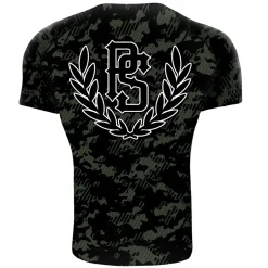 Rashguard short sleeve Pretorian "Khaki Camo"