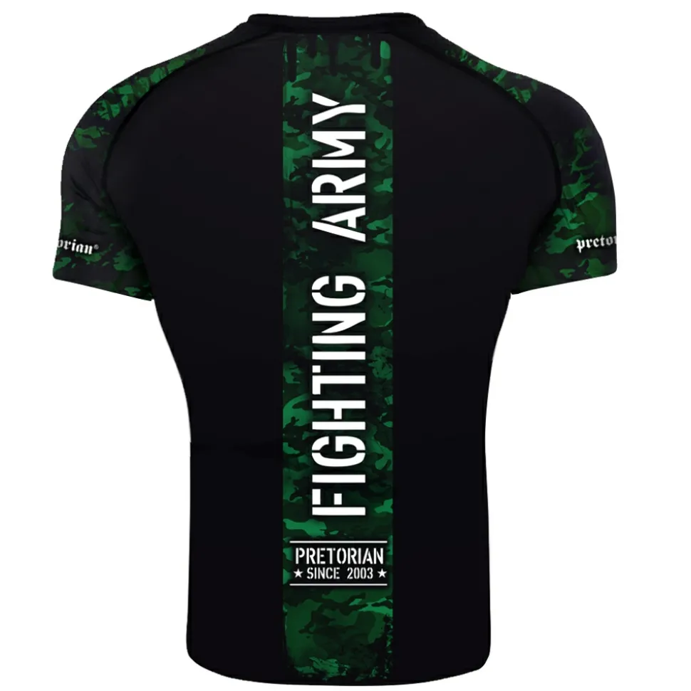 Rashguard short sleeve Pretorian "Fighting Army"