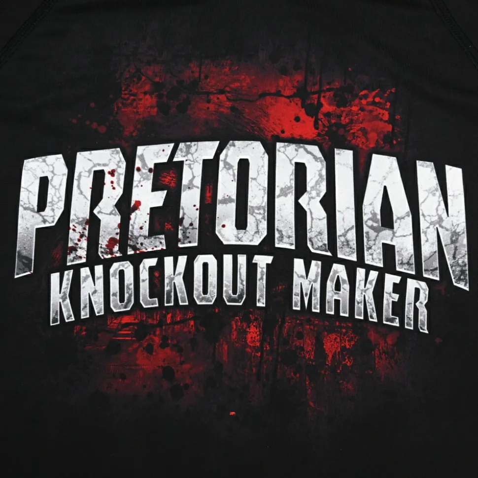 Rashguard short sleeve Pretorian "Knockout Maker"