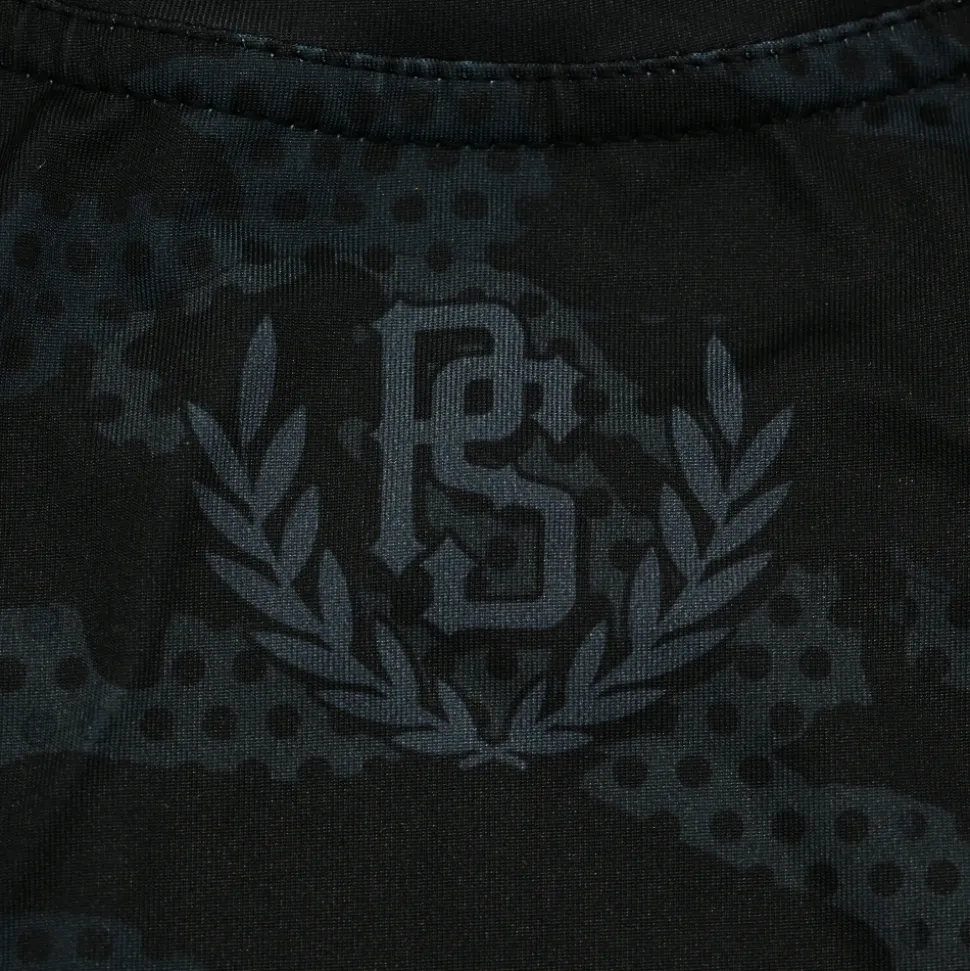 Rashguard short sleeve Pretorian "Black Camo"