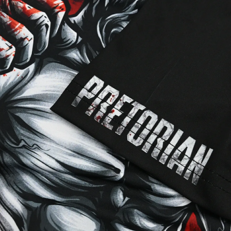 Rashguard short sleeve Pretorian "Knockout Maker"