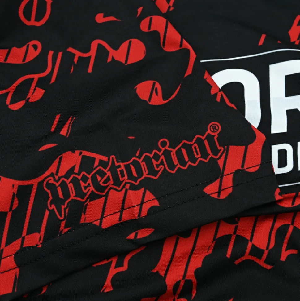 Rashguard short sleeve Pretorian "Red Camo"