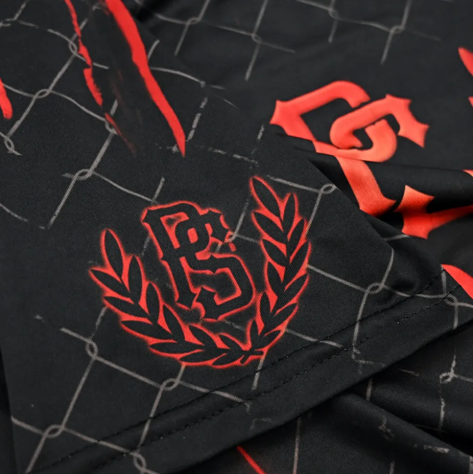 Rashguard short sleeve Pretorian "Red Splash"