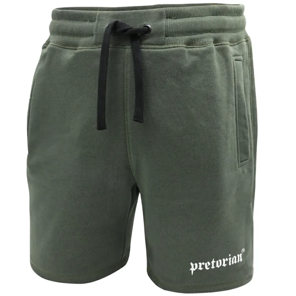 Spodenki bawełniane Pretorian "Logo" - khaki