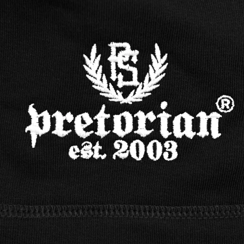 Spodenki bawełniane Pretorian "Est. 2003" - czarne