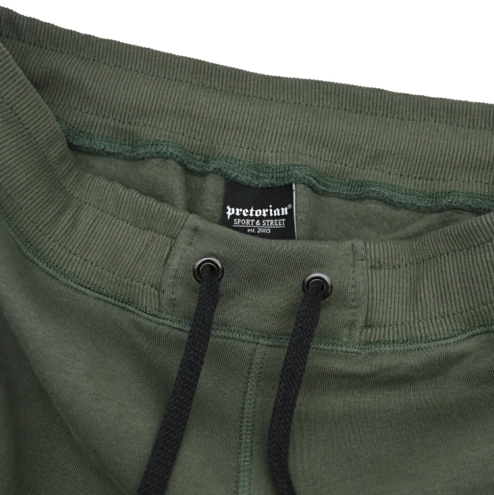 Spodenki bawełniane Pretorian "Logo" - khaki