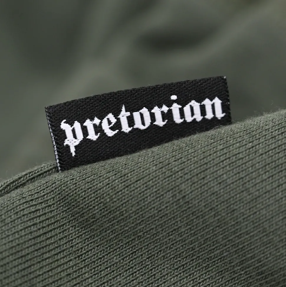 Spodenki bawełniane Pretorian "Logo" - khaki
