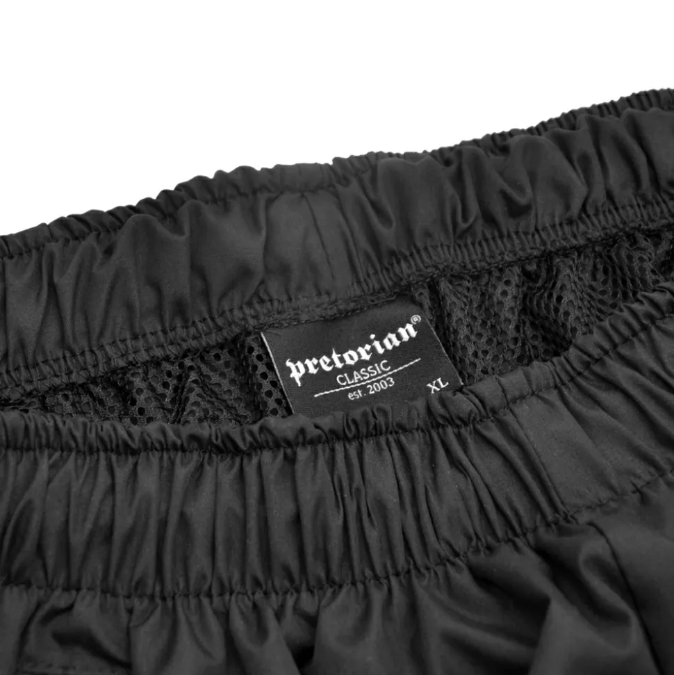 Spodenki poliestrowe Pretorian "Public Enemy" - czarne