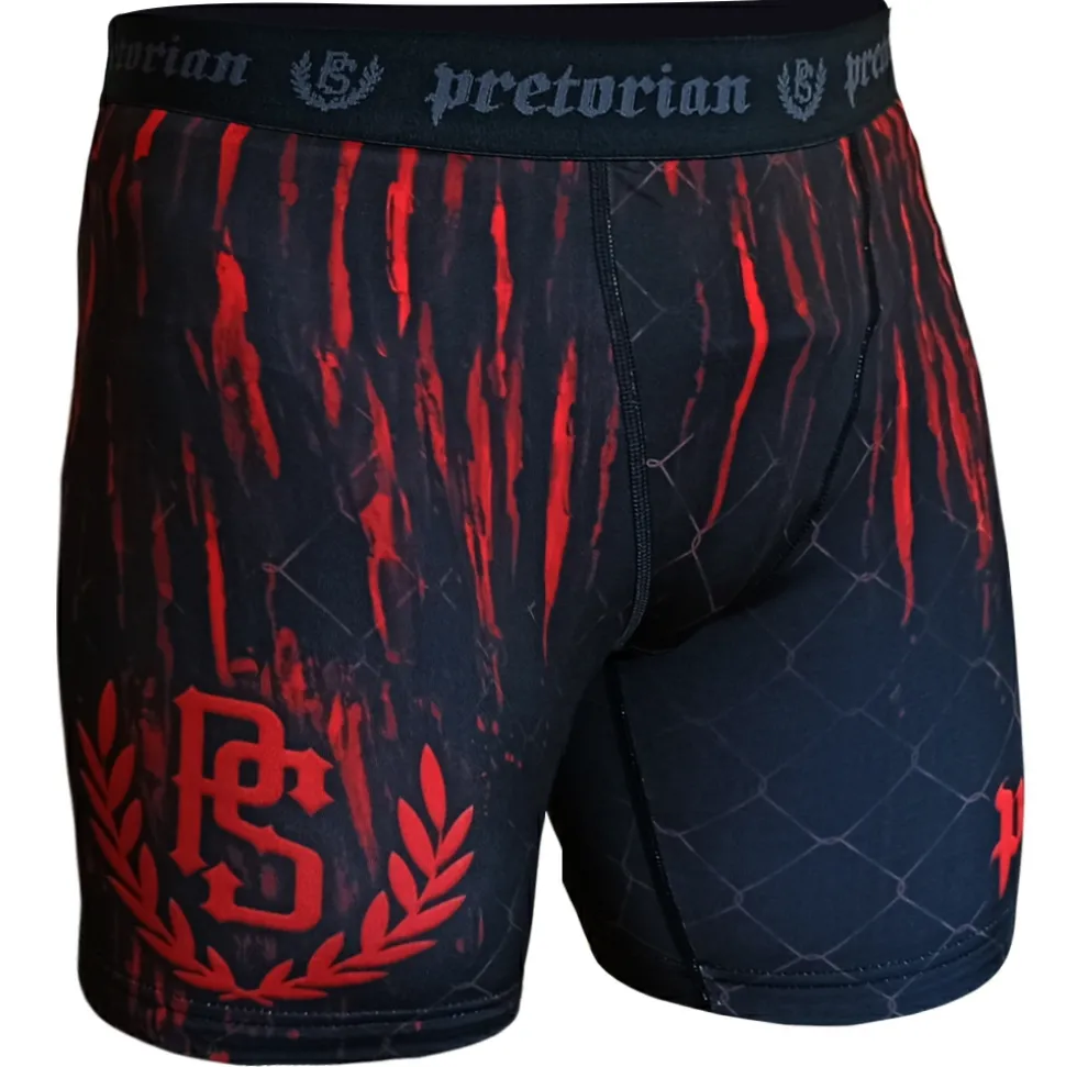 Spodenki Vale Tudo Pretorian "Red Splash"