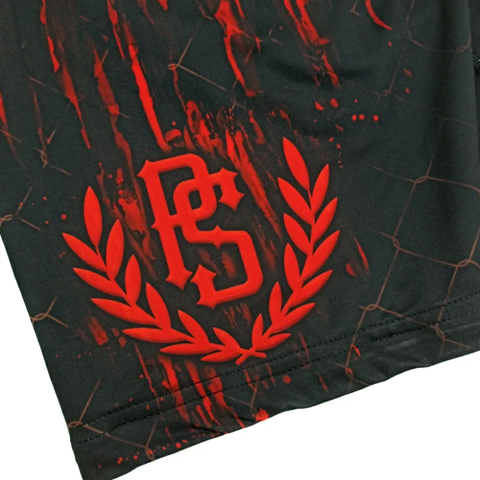 Spodenki Vale Tudo Pretorian "Red Splash"