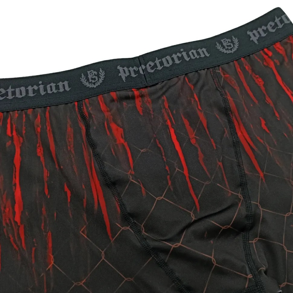 Spodenki Vale Tudo Pretorian "Red Splash"